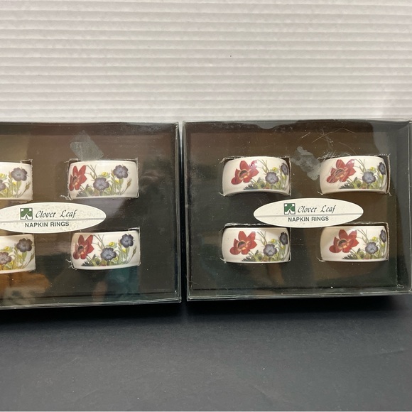 Vintage Napkin Holders 2 sets Of 4 ( For 8 Place Settings). "New" - Picture 7 of 9